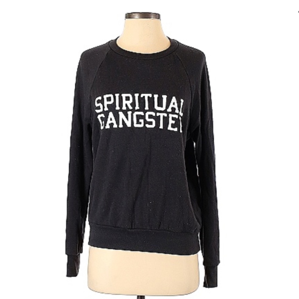 Spiritual Gangster Varsity Old School Sweatshirt, Size XS